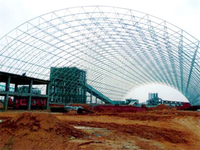 北京廣西白色電廠干煤棚網架加工